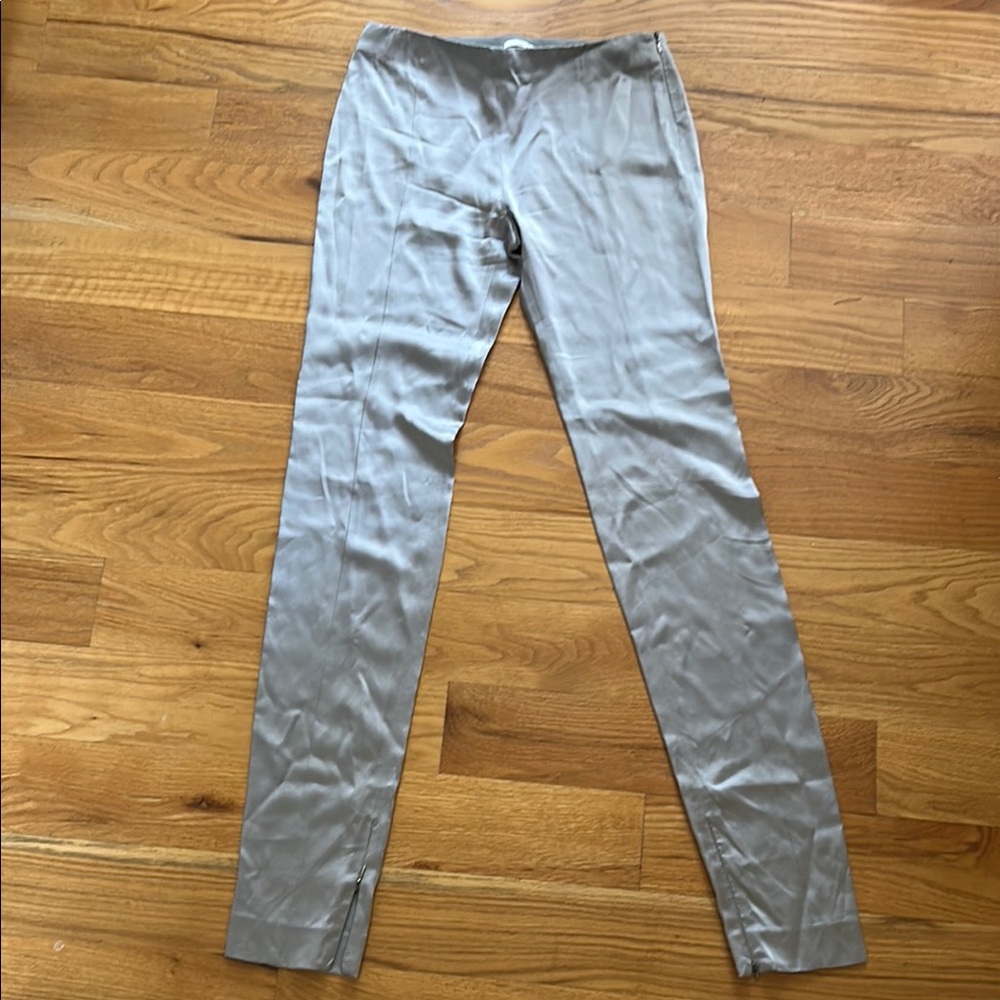 Narcisco Rodriguez Vintage Silver Slim-Fit Pants